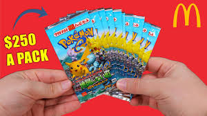 Following its first video game release, pokémon soon became a hit and was soon featured in more games, anime, trading cards, toys, books, and other media. Opening 10 Pokemon Mcdonald S Booster Packs 250 A Pack Youtube