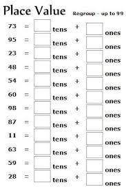 printable place value chart worksheet fun and printable