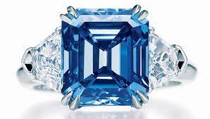 Harry Winston A 10 Carat Vivid Blue Diamond Ring Blue Diamond Ring Blue Diamond Diamond