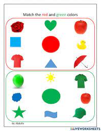 Check spelling or type a new query. Match Red And Green Colors Worksheet