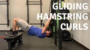 Hamstring curls on a weight bench. Gliding Hamstring Curls Youtube