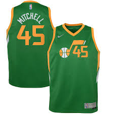 Show off your excitement about your team's acquisition of this top prospect and check fansedge for the authentic donovan mitchell jazz jersey featuring a player number and his new team's logo. Youth Utah Jazz Donovan Mitchell Nike Green 2020 21 Swingman Player Jersey Earned Edition