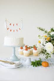How To Host A Little Cutie Is On The Way Baby Shower Baby Shower Desserts Orange Baby Shower Neutral Baby Shower