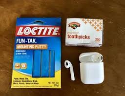 How To Clean Your Apple Airpods With Stuff You Might Already Have Ear Cleaning Wax Mounting Putty Cleaning