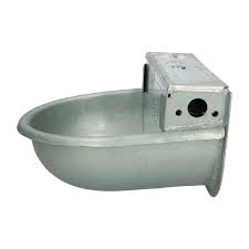galvanized floater drinking trough