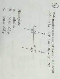 Dengan kata lain sekolah menengah atas (disingkat sma; Pada Gambar Di Bawah Diketahui M N Besar Sudut A1 3x 17 Dan Sudut B2 X 9 Hitunglah A Brainly Co Id