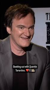 Reposting this as a Reel., Grew up with Tarantino posters in my childhood  room. This was surreal., #reels #quentintarantino #pulpfiction #movies  #killbill #redapple