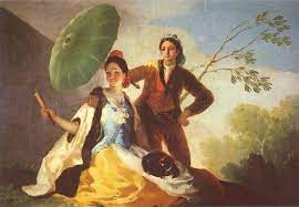 El Parasol Cross Stitch Pattern Pdf Format Etsy Francisco Goya Resim Guzel Sanatlar
