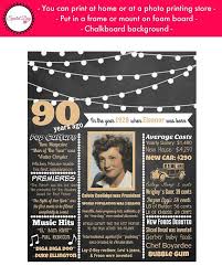 90th Birthday Gift Ideas For Grandma 90th Birthday 1929 Gifts 90th Birthday Poster 1929 Birthday Etsy 90th Birthday Gifts 90th Birthday Cards 90th Birthday Parties