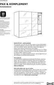 Mit unserem pax planer gestaltest du ganz leicht deinen. Pax Komplement Schiebeturen Kaufhilfe Pdf Free Download