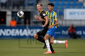 90'+7' second half ends, rkc waalwijk 3, fc groningen 1. Soccrates Images L R Donny Van Iperen Of Telstar Anas Tahiri Of Rkc Waalwijk