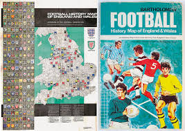 Premier league map england football grounds stadiums ground maps national logged interactive users sign footballgroundmap. When Saturday Comes The Enduring Joy Of The 1970s Map That Laid Out The League S Evolution