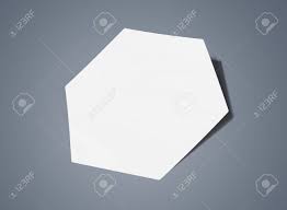 Download Hexagonal Shaped Sticker Mockup Isolated On Grey Background 3d Rendering Stock Photo Picture And Royalty Free Image Image 123121478