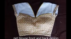 Beindian Net Blouse Back And Front Design With Chain Blouse Design Facebook