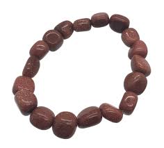 Goldstone Red Tumble Stones Elastic Bracelet 19 Cm 7 5 Inches