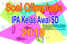 Materi soal latihan ulangan uas/ukk mata pelajaran ipa untuk kelas 4 sd semester 2 terbaru 2018 bisa anda dan kunci jawaban. Soal Olimpiade Ipa Sd Kelas Rendah 2019 Dan Kunci Jawaban Coretan Guru