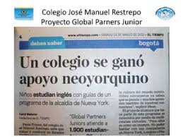 He designado como nuevo @minhacienda a josé manuel restrepo, quien ocupa actualmente @mincomercioco. Calameo Global Partners Junior Colegio Jose Manuel Restrepo