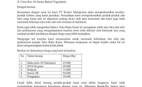 Cara pengajuan penawaran jasa pengecatan. Surat Permintaan Penawaran Harga Contoh Kumpulan