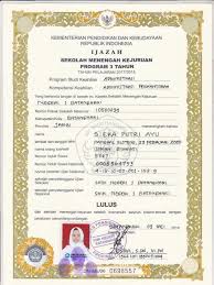 Blangko paket a, paket b, paket c, dan paket c kejuruan c. Ijazah Smk