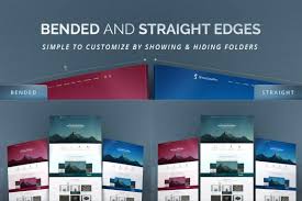 Curved Website Mockup 3d Effect Website Mockup Mockup Photoshop Cs5