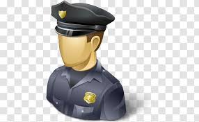 Police Cartoon Security Guard Art Cap Transparent Png Abstract creative concept vector background for web and mobile applications, illustration template design, business infographic, page. police cartoon security guard art