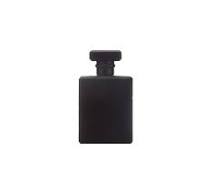 블랙 글로시 플랫 스퀘어 향수 유리 병 30-100ml -보유 포장