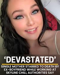 An Ohio woman was stabbed to death this week at work and her ex-boyfriend  has been charged in connection with her death.  https://www.wsfa.com/2026/06/03/single-mother-stabbed-death-by-ex -boyfriend-while-working-skyline-chili-authorities-say/
