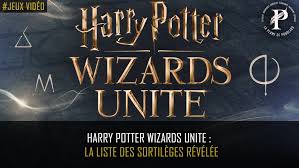 18/20 digne d'un pc ! Harry Potter Wizards Unite La Liste Des Sortileges Revelee La Plume De Poudlard Le Media 100 Harry Potter