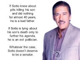 Tito sotto was born on august 24, 1948 in quezon city, metro manila, luzon, philippines as vicente castelo sotto iii. Bad Father Or Evil Politician Did Sotto Lie About His Son S Death Filipino Freethinkers
