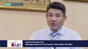 Yakin biolab is a subsidiary under yakin invest corporation sdn. Patrick Tan Wah Yew Managing Director And Founder Yakin Medic