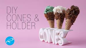 Choose from 2100+ ice cream cone graphic resources and download in the form of png, eps, ai or psd. Make Your Own Ice Cream Cone Holder Youtube