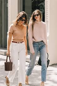 Iconic Life Straight Leg Jeans Outfits French Street Fashion Parisian Chic Style