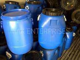 Reconditioned poly drums in blue 55 gallon and in natural 55 gallon, reconditioned 55 gallon open head poly drums and new factory second drums! Rain Barrels Mak Enterprises