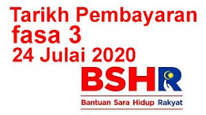 Pengumuman ini dibuat sendiri oleh menteri kewangan, lim guan eng. Tarikh Bayaran Bsh Fasa 3 Youtube