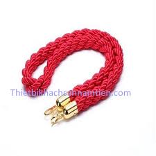 Dây Phân Cách Xoắn Đỏ , Dây Phân Cách Xoắn Vàng Cột Chắn Inox