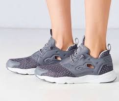 Reebok Furylite New Woven Silver White Lifestyle V68869 Reebok Sneakers Reebok Furylite Reebok