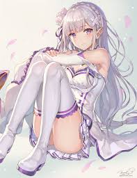 Emilia Re-Zero lewd hentai moments