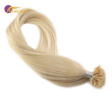 All cuticle keep intact and align in same direction, no lice no synthetic hair, directly cut from one donor. Moresoo Keratin Human Hair Extensions Color 613 Bleach Blonde Remy U Tip Nail Tip Hair Extensions Pre Bonde Hair 1g 1g 50g Buy At The Price Of 39 59 In Aliexpress Com Imall Com