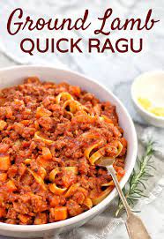 Quick Lamb Ragu Easy Mid Week Dinner Chef Not Required Recipe Lamb Ragu Lamb Recipes Quick Pasta Recipes