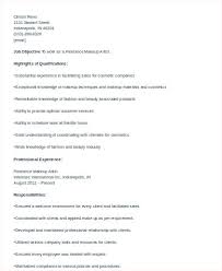 skills for a cosmetologist resume