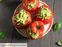 Tomates Farcies Aux Courgettes Crues Et Curcuma Recettes Recette Courgette Crue Recette Avec Courgette Curcuma Recette