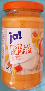 Maybe you would like to learn more about one of these? Pesto Alla Calabrese Ja 190g