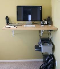 Creative Diy Computer Desk You Can Try Tag Diy Computer Desk Ikea Computer Desk For Small Spaces Comput Diy Standing Desk Small Room Desk Diy Computer Desk