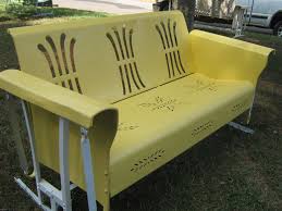 Vintage Porch Gliders In Variety Of Colors And Patterns Shipping Available Call 205 874 4645 If Interest Vintage Patio Furniture Vintage Patio Vintage Porch