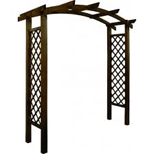 Arche De Jardin En Bois Akebia Support Pour Plantes Grimpantes