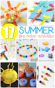Use these fun fine motor skills activities for preschoolers to help your child develop the skills necessary for preschool and beyond. Awesome Summer Fine Motor Activities That Keep Kids Engaged