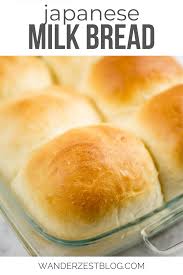 Light Fluffy Japanese Milk Bread Recipe Wanderzest Recipe Japanese Milk Bread Bread Homemade Bread Easy