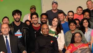 Brahmastra bollywood movie starring ranbir kapoor, alia bhatt in lead and. Ranbir Kapoor Alia Bhatt Meet President Ram Nath Kovind In Bulgaria With Brahmastra Crew See Pics Bollywood Hindustan Times