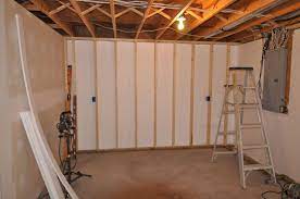 A rock salt concrete finish is an easy and affordable way to add subtle texture and skid resistance to plain or colored concrete. Applying Finishing Touches To Concrete Foundation Walls Concrete Basement Walls Finishing Basement Walls Basement Walls