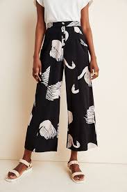 Odette Swan Printed Trousers Printed Trousers Pants For Women Professional Outfits